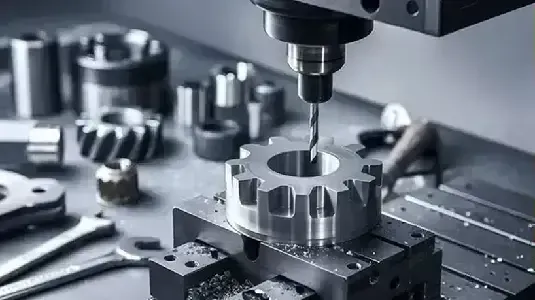 Многоосевая фрезерная обработка стальных плит для сборки многопозиционных штампов в цеху PRESSTAMP